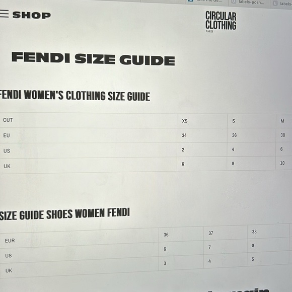 FENDI Dress Pants. NWT. Size 38 - Picture 9 of 9